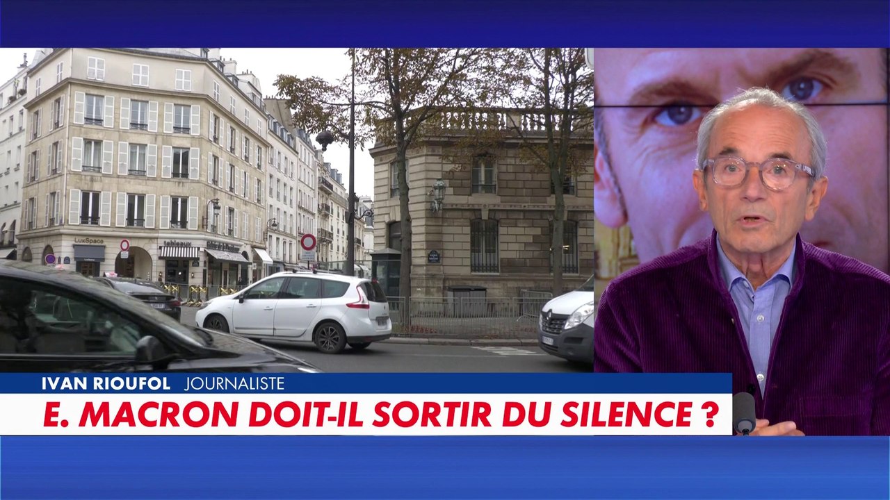 Ivan Rioufol : «Emmanuel Macron ne peut pas ne pas parler»