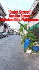 Quiet Street - Basilio Street in Malabon City, Philippines
