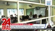 Tax-free allowance, patas ng teaching load at ibang programa para sa mga guro, inilatag ng pangulo | 24 Oras