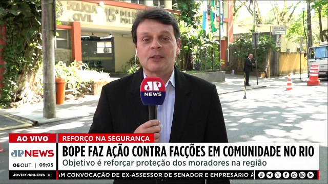 Bope realiza operação contra facções em comunidade no RJ