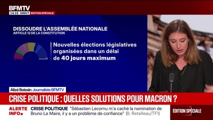Démission de Sébastien Lecornu: quelles solutions se présentent à Emmanuel Macron?