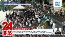 3,000 volunteers mula sa iba't ibang grupo, nagtulungan sa clean up drive sa Sampalok Lake | 24 Oras