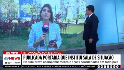 Ministério da Saúde cria sala de situação para intoxicação por metanol