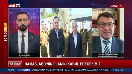 Uluslararası İlişkiler Uzmanı Prof. Dr. Hüsamettin İnaç: "Hamas, ABD'nin planını kabul edecek mi?"