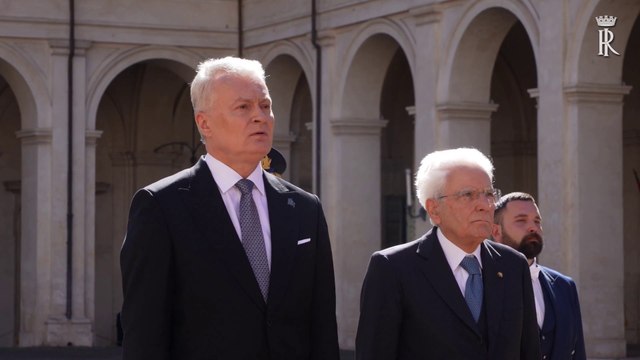 Mattarella incontra il presidente della Repubblica di Lituania