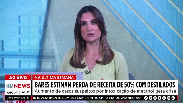 Crise do metanol: Bares podem ter queda de até 50% na receita com destilados; Ghani analisa
