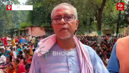 लातेहार में वन पट्टा की मांग हुई तेज, अनिश्चितकालीन धरने पर बैठे हजारों आदिवासी