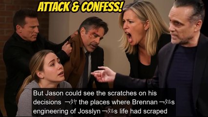 Joss Stops The Fight Between Jason And Brennan, Carly Knows The Whole Secret! GH