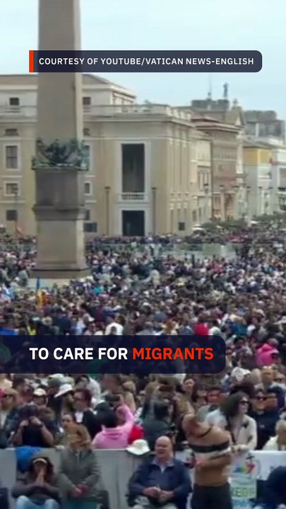 Pope Leo, after Trump critique, urges Catholics to help immigrants