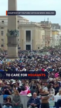 Pope Leo, after Trump critique, urges Catholics to help immigrants