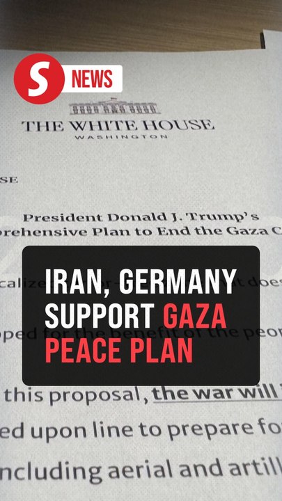 Iran backs plan to end 'genocide,' Germany calls reactions to Gaza talks 'good signs'