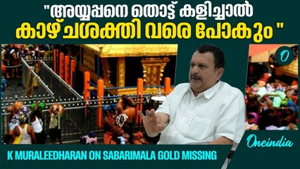 സ്വർണം ചെമ്പാക്കി മാറ്റിയവൻ പിന്നെ പുണ്യാളൻ ആണോ...| K Muraleedharan| Unnikrishnan Potty