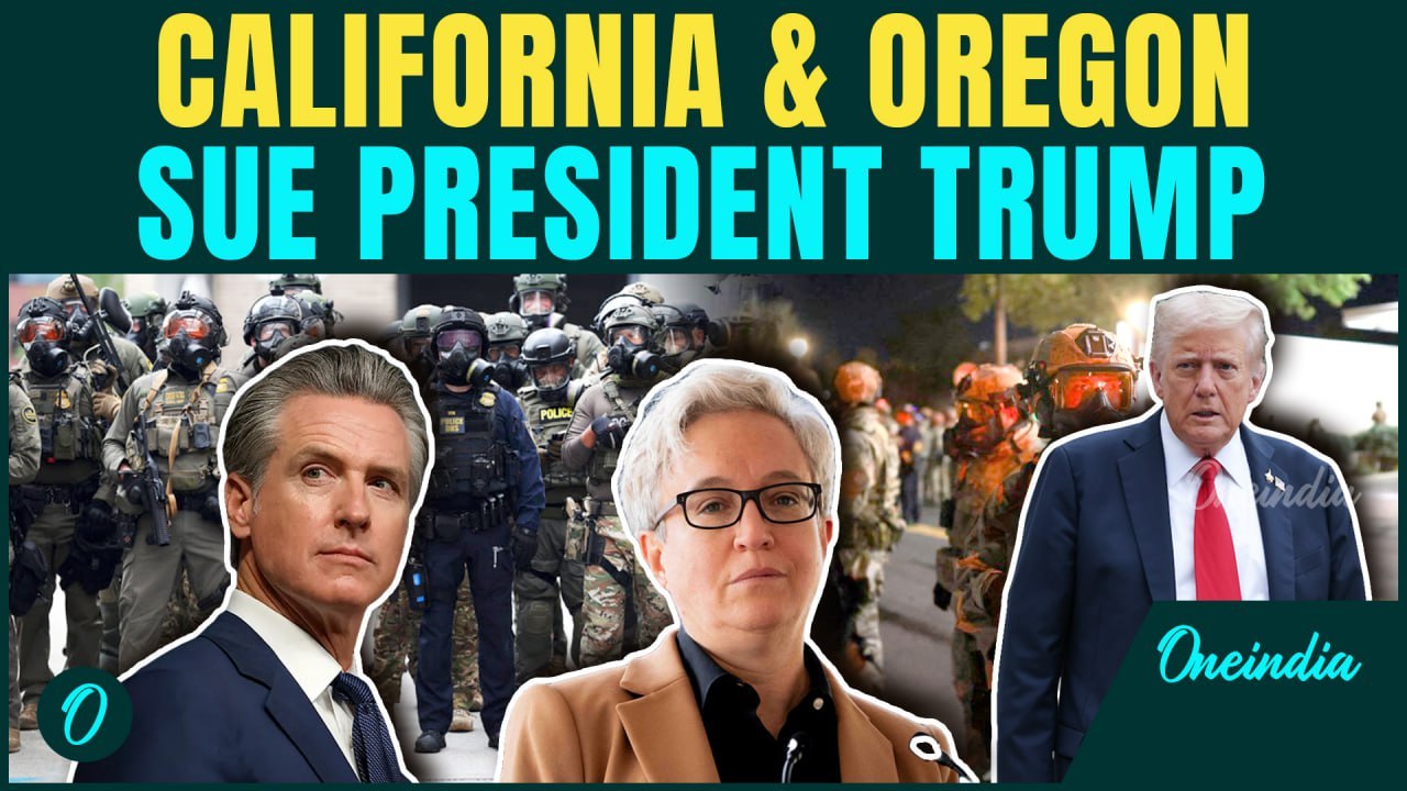 US Civil War| Trump dragged to court by Oregon, California over Nat'l Guard Deployment amid protests