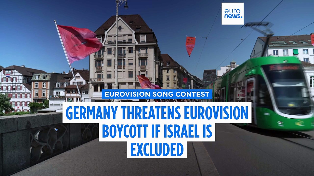 German Chancellor Friedrich Merz threatens to boycott Eurovision Song Contest if Israel is excluded