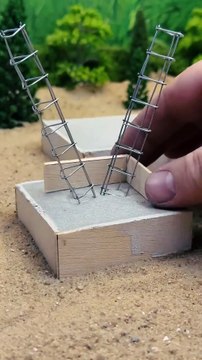 Incredible V-Tiny house made with mini bricks part 1 #miniature #diy.