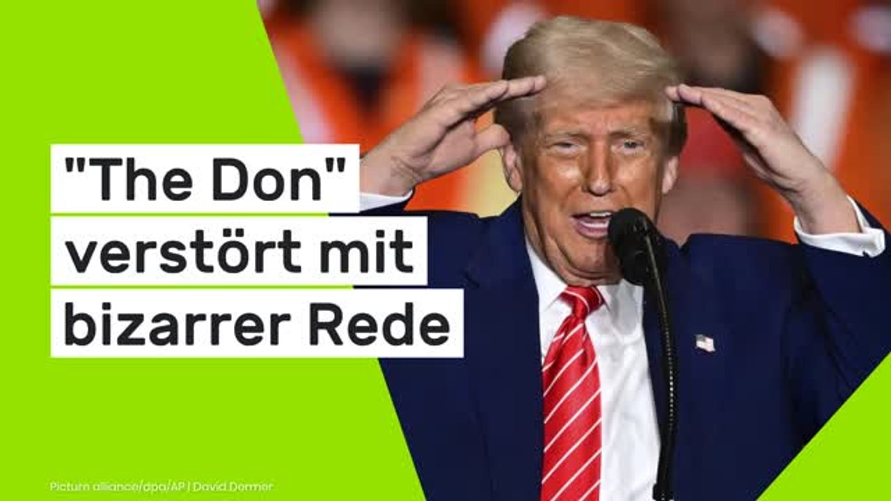 Donald Trump: 'The Don' verstört mit bizarrer Rede - Ex-Sicherheitsberater alarmiert