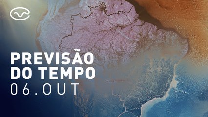 Previsão do tempo desta segunda-feira (06)!
