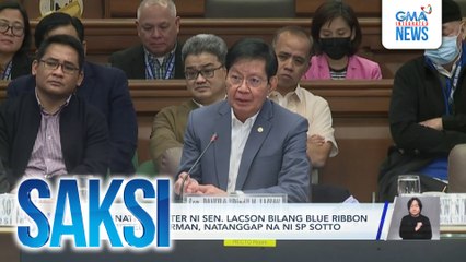 Resignation letter ni Sen. Lacson bilang Blue Ribbon Committee chairman, natanggap na ni SP Sotto | Saksi