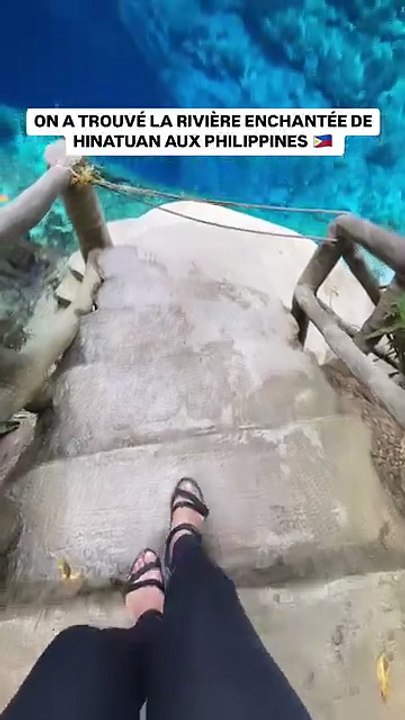 On a trouvé la rivière Enchantée de Hinatuan aux Philippines 🇵🇭 avec @shielauyyy