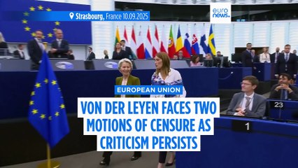 Von der Leyen faces two motions of censure as criticism over her leadership persists