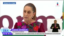 Claudia Sheinbaum celebra su primer año de gobierno ante miles de personas