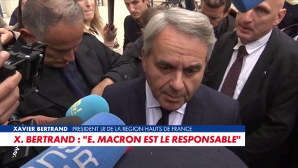 Xavier Bertrand : «Emmanuel doit parler aux français et se remettre à présider le pays»