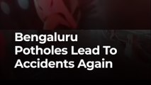 Bengaluru Potholes Horror: Rider Narrowly Escapes Death