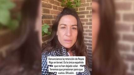 Carlota Oliver, hija de Reyes Rigo, habla de cómo se encuentra su madre.