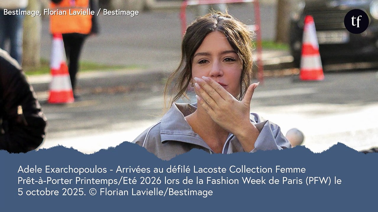 “Zéro effort”, “Elle a pris un coup” : Adèle Exarchopoulos en tenue sportswear à la Fashion Week s'attire les foudres des internautes