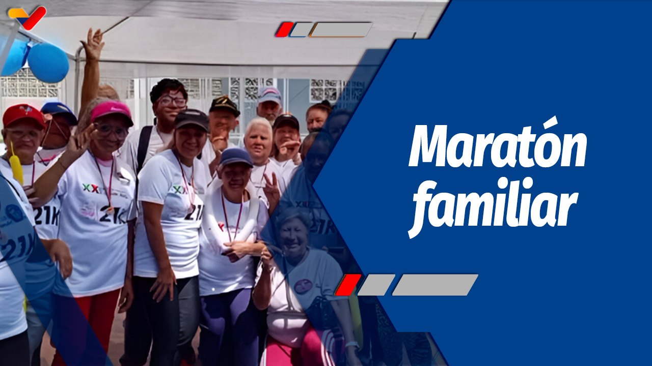 Deportes VTV | Primer maratón familiar reúne a 13 clubes de adultos mayores