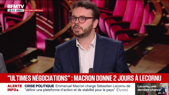 Crise politique: Sébastien Lecornu est totalement carbonisé , estime Arthur Delaporte, député PS du Calvados