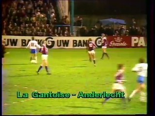 LA GANTOISE - ANDERLECHT - 1983 - SAISON 1982/1983 -