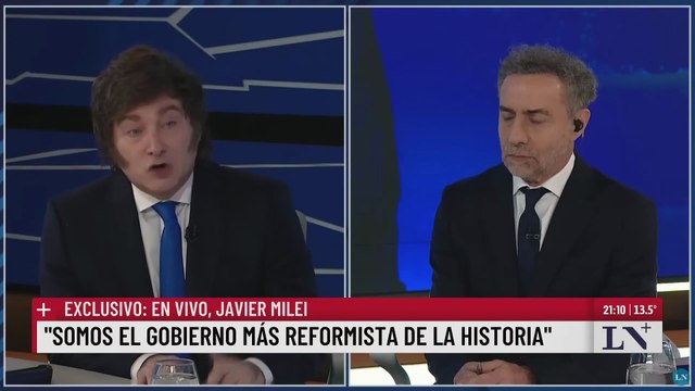 Javier Milei: Esto es la venganza porque soy el primer Presidente que tomó la decisión de que vaya presa