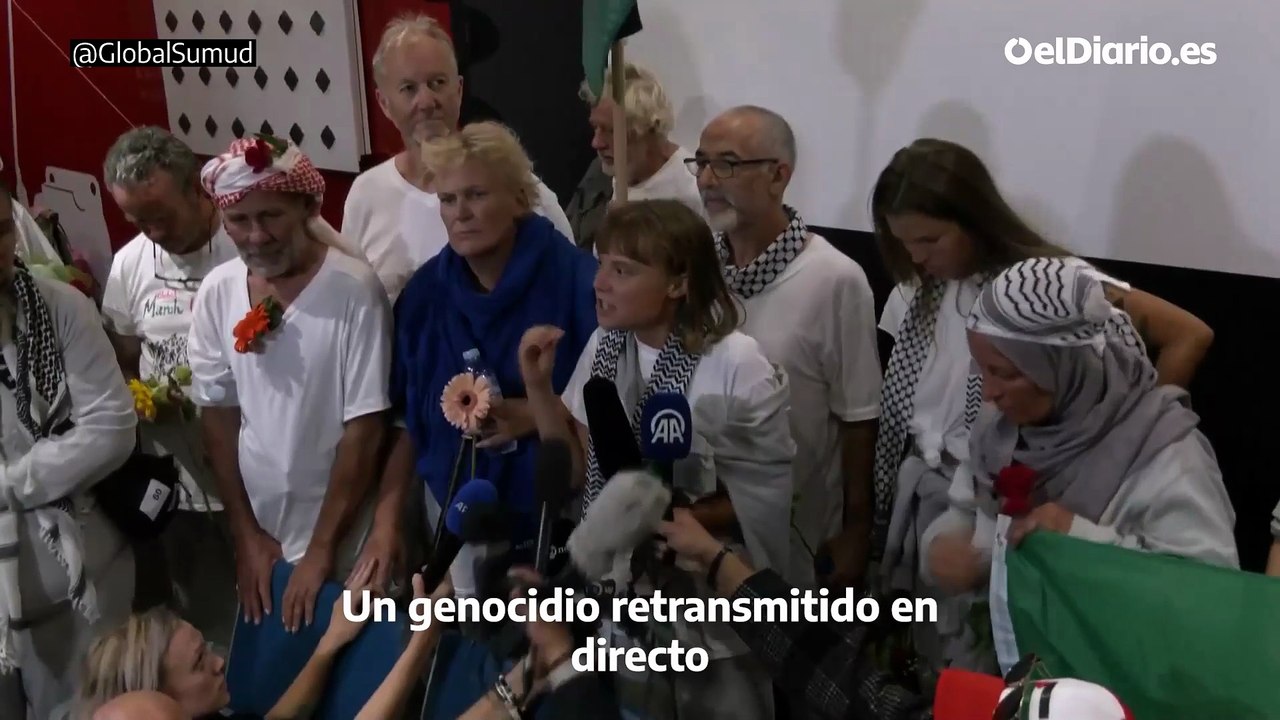 La llegada de Greta Thunberg a Atenas tras ser detenida por Israel: "Hay un genocidio y nadie podrá decir que no lo sabíamos"