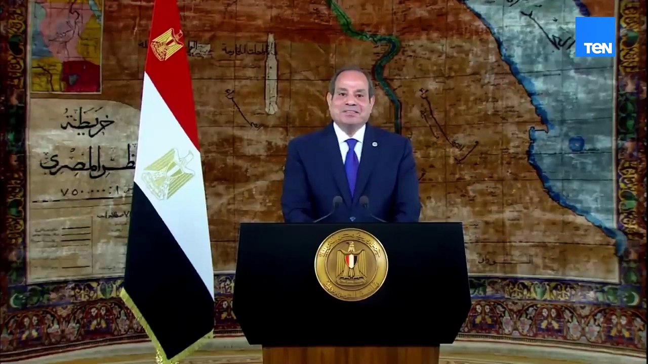 كلمة السيد الرئيس عبد الفتاح السيسي بمناسبة الذ...