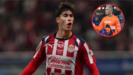 Hormiga González reacciona y muestra emoción tras meterle gol a Keylor Navas en el Pumas vs Chivas