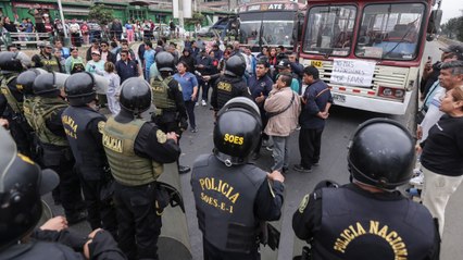 Paro de transportistas en Perú