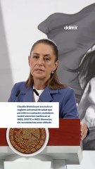 Anuncia sheinbaum registro universal para el sistema de salud