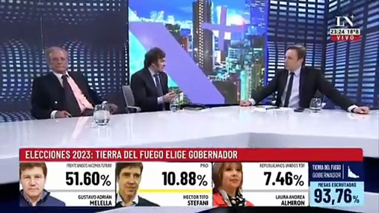 Javier Milei: "Santilli es un candidato horrible"