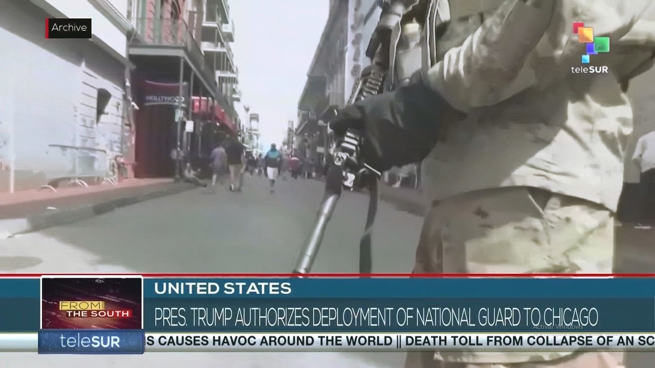 United States, pres. Trump authorizes deployment of National Guard to Chicago