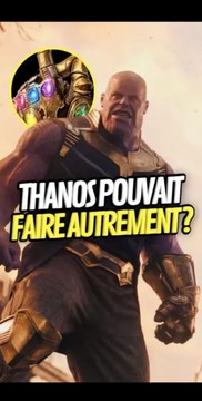 Thanos aurait pu faire autrement ?… #thanos #snap #avengersinfinitywar #endgame #marvel #theorie #mcu