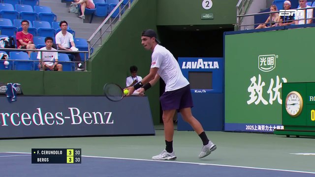 Francisco Cerúndolo vs Zizou Bergs | Resumen | Masters 1000 de Shanghái