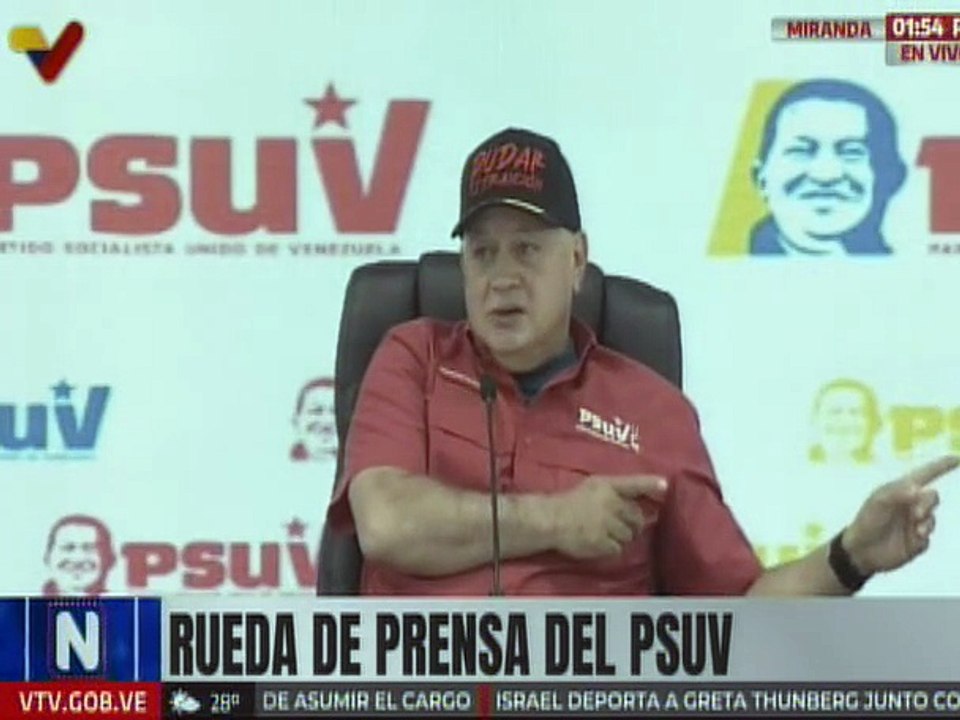 Sec. Gral. del PSUV Cabello: Este pueblo tiene mucha conciencia, es trabajador y no se rinde