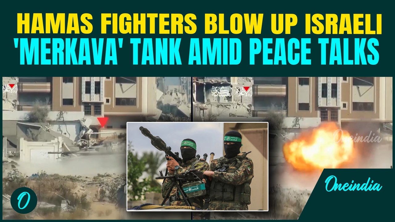 VIDEO: Al-Qassam DESTROYS Israeli Merkava Tank Amid Gaza Peace Talks | 15,000 Fighters Defy IDF