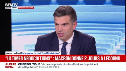 Crise politique après la démission de Sébastien Lecornu: Jonas Haddad, porte-parole des Républicains, déclare que le parti "n'est pas obsédé par les postes" du gouvernement