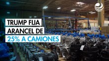 Trump anuncia arancel de 25% a camiones importados desde noviembre