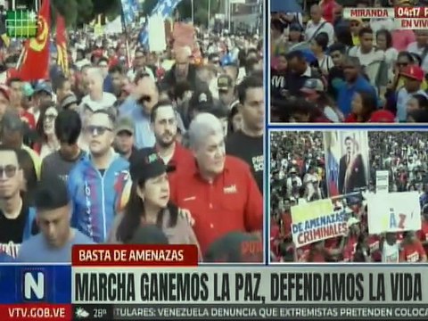 Juventud venezolana reafirma su respaldo al presidente Nicolás Maduro