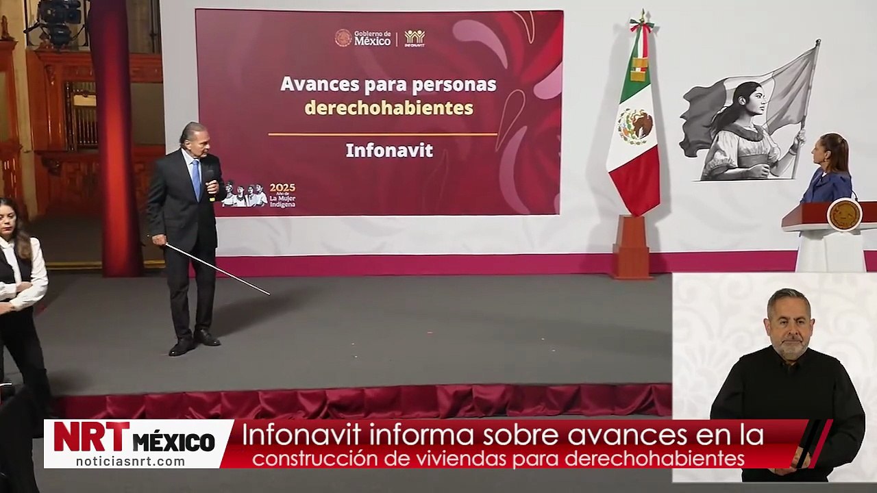 Infonavit informa sobre avances en la construcción de viviendas para derechohabientes