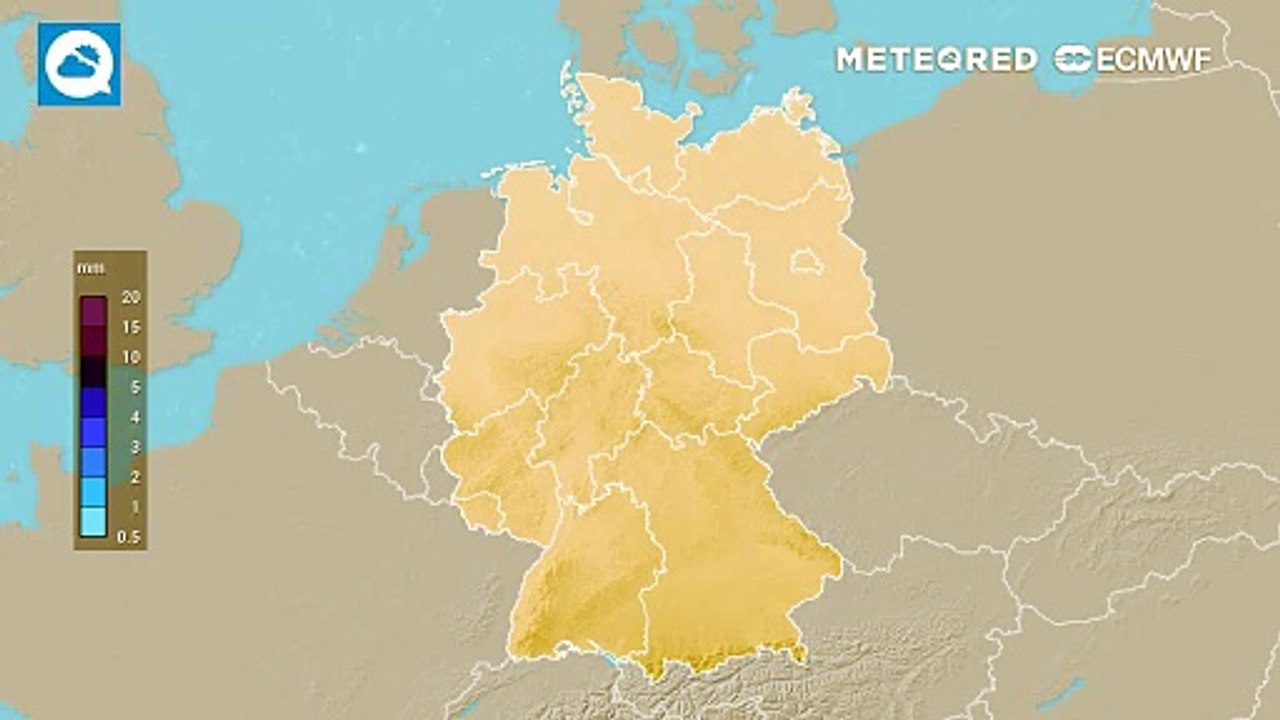 Kaum noch Regen, aus Westen kommt das Hoch Rita in Deutschland an