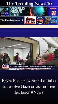 Egypt hosts new round of talks to resolve Gaza crisis and free hostages #News